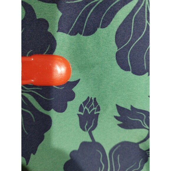 J Crew Men's Swim Trunks Shorts Sz L Green & Blue Floral Hawaiian Boho Beachy - Picture 8 of 13